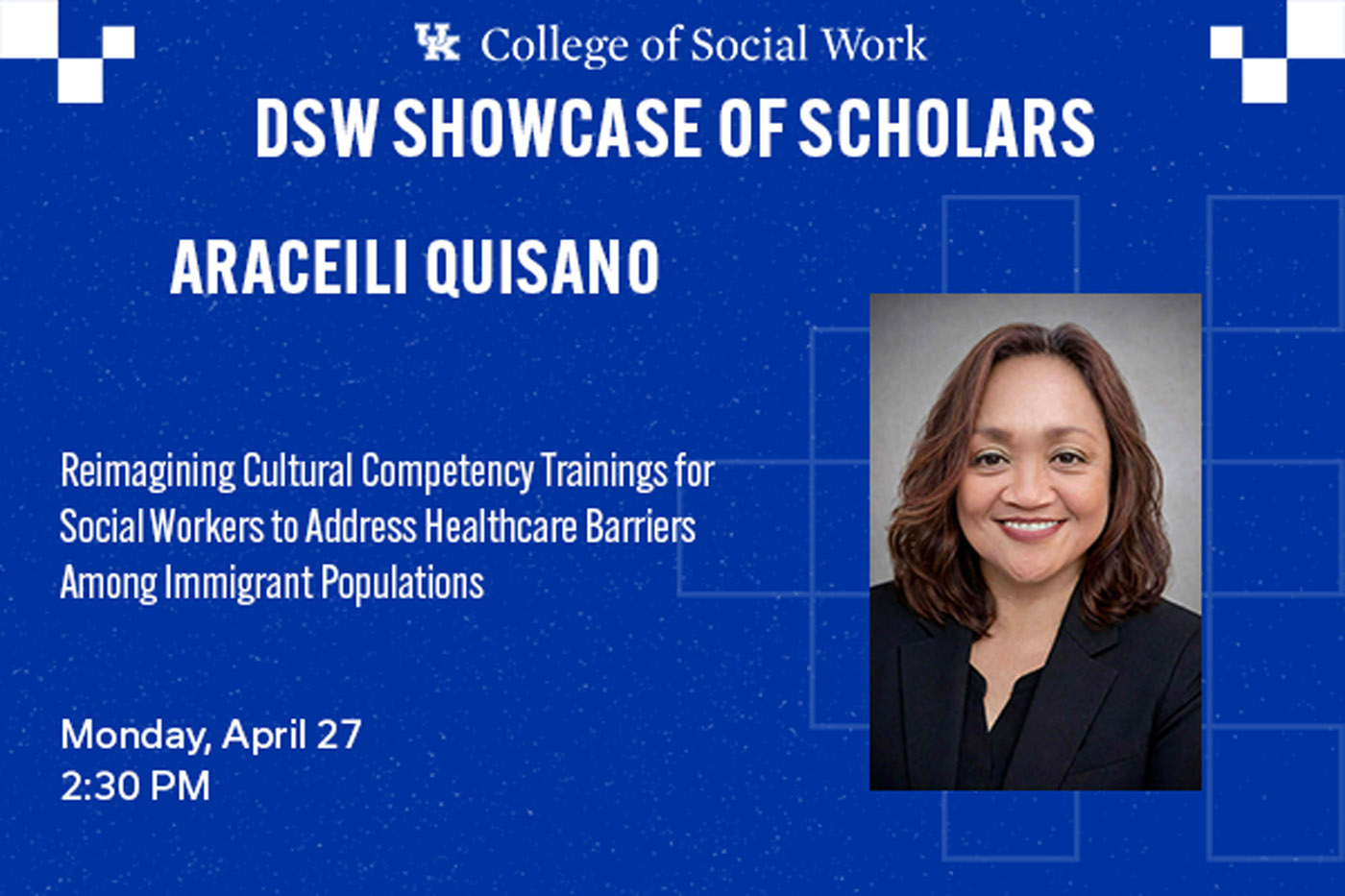 DSW Candidate – Araceili Quisano