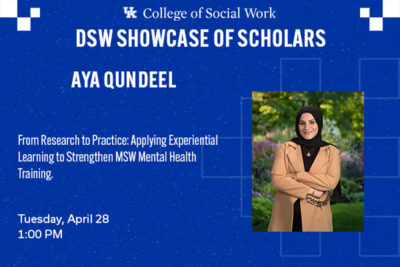 DSW Candidate – Aya Qundeel