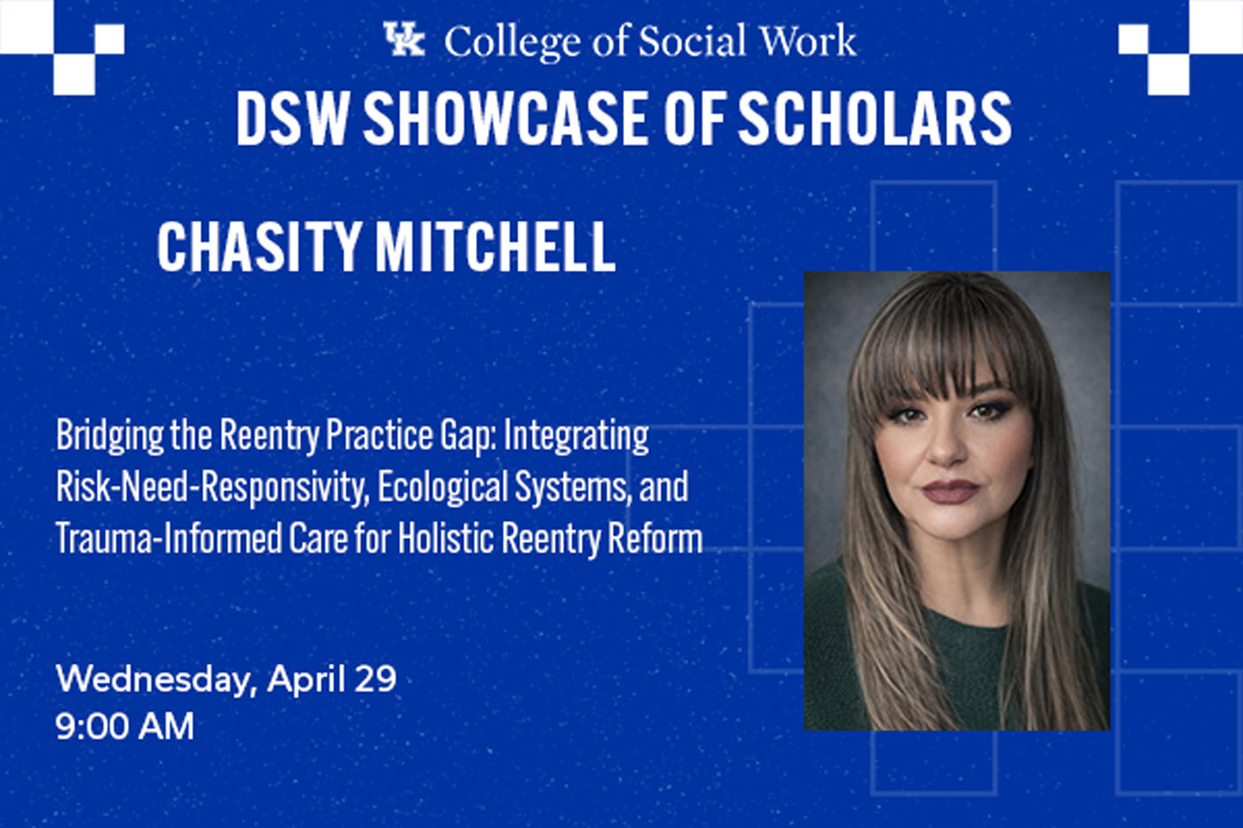 DSW Candidate – Chasity Mitchell
