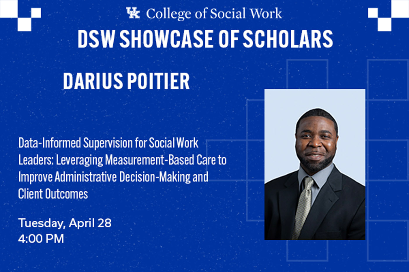 DSW Candidate – Darius Poitier