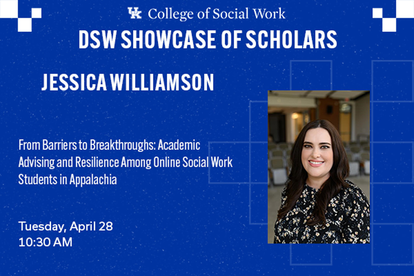 DSW Candidate – Jessica Williamson