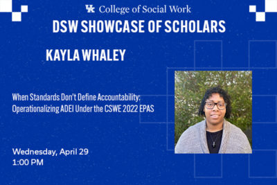 DSW Candidate – Kayla Whaley
