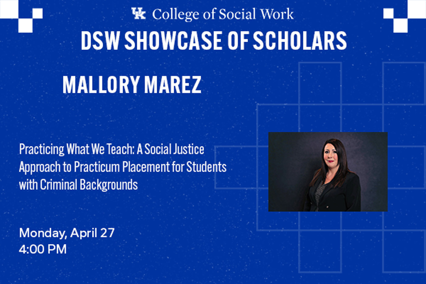 DSW Candidate – Mallory Marez