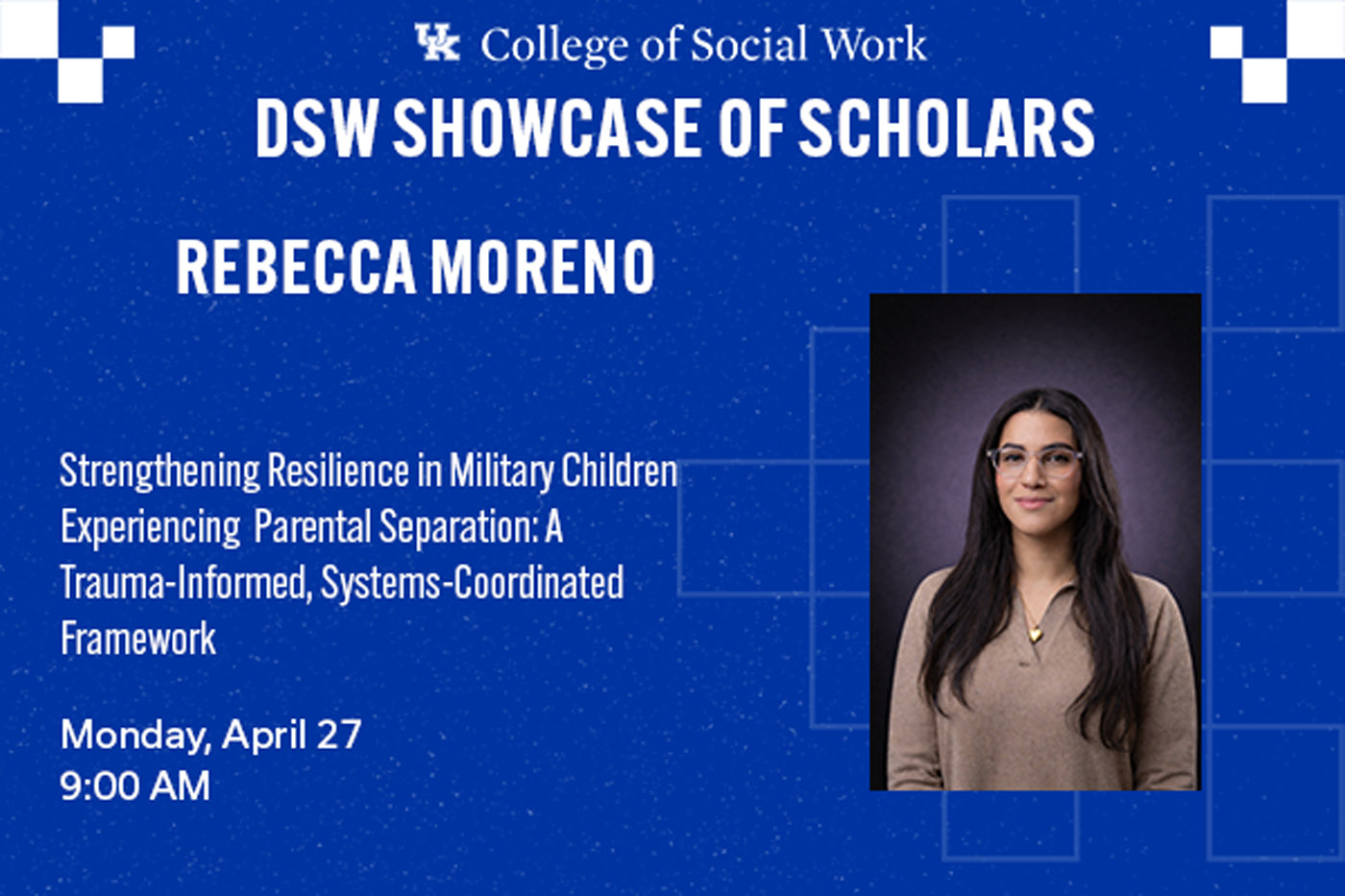 DSW Candidate – Rebecca Moreno