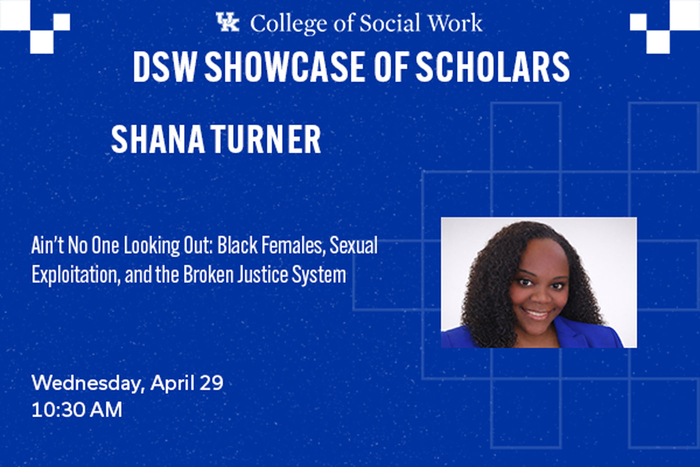 DSW Candidate – Shana Turner