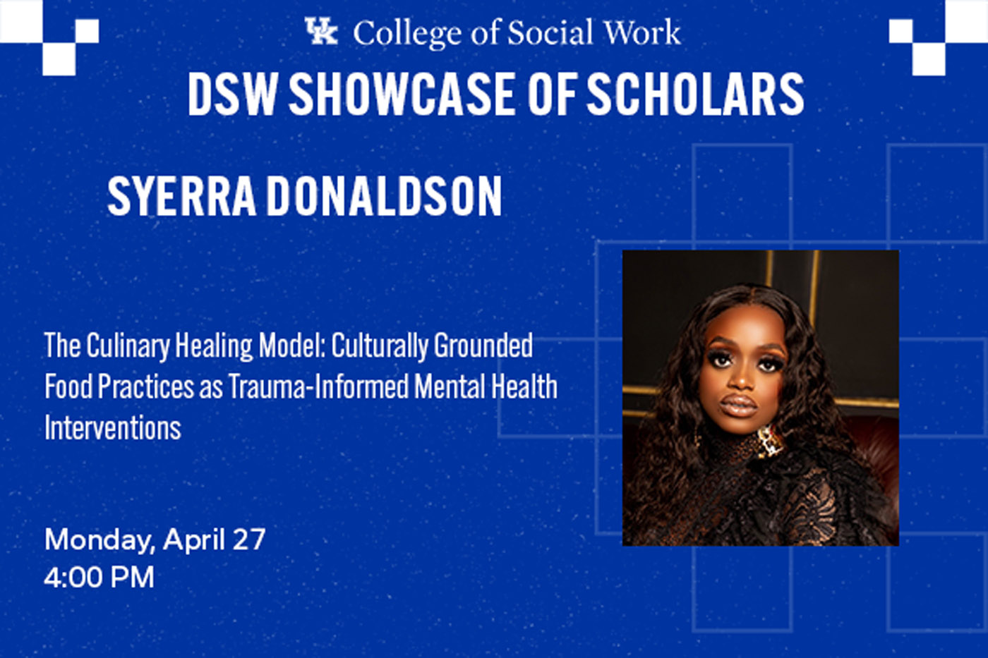 DSW Candidate – Syerra Donaldson